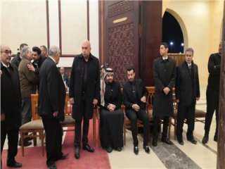نجوم الفن يقدمون واجب العزاء...
