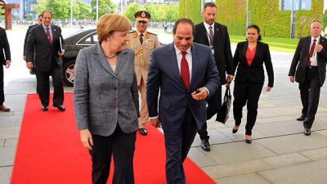 الرئيس السيسي خلال زيارته لالمانيا