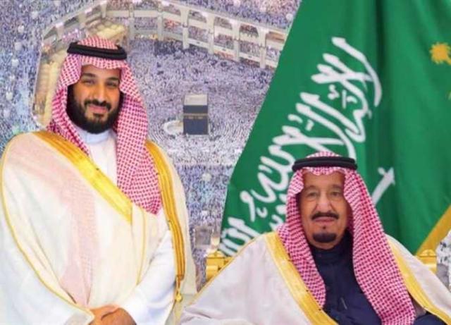 الملك سلمان بن عبد العزيز آل سعود وولي عهده 