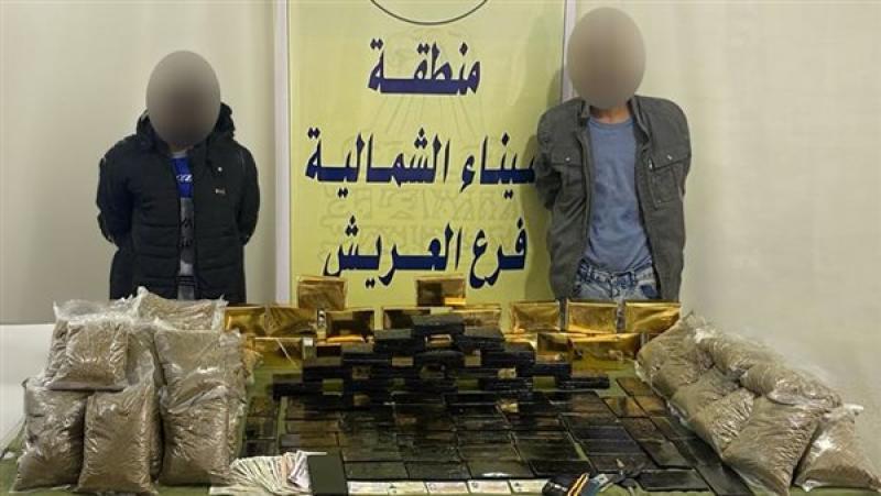 إحباط ترويج كمية من مخدر الحشيش فى شمال سيناء
