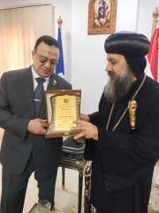 حزب تحيا مصر يزور الكنائس...
