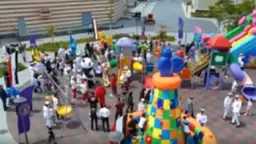 وزارة الداخلية تحتفل مع الأطفال...