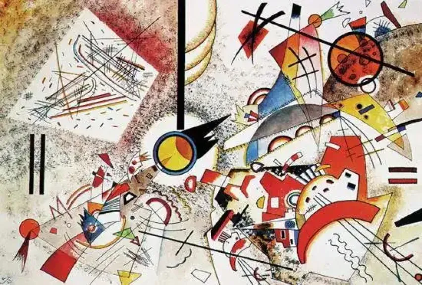 1923 العمل للفنان  Wassily Kandinsky