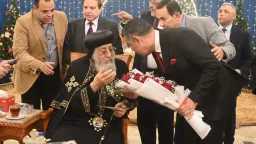 محمود فوزي يهنئ البابا تواضروس...