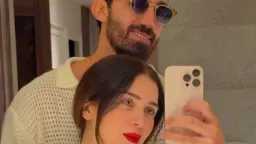 أحمد تيمور يهنئ زوجته مي...